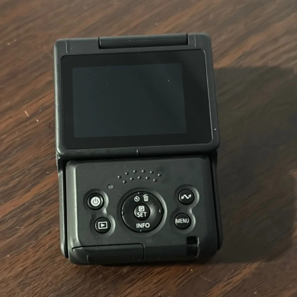 Canon Black Webcam with Circular Lens and LED Indicator